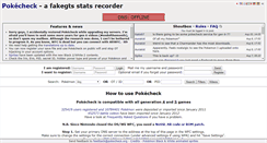 Desktop Screenshot of pokecheck.org